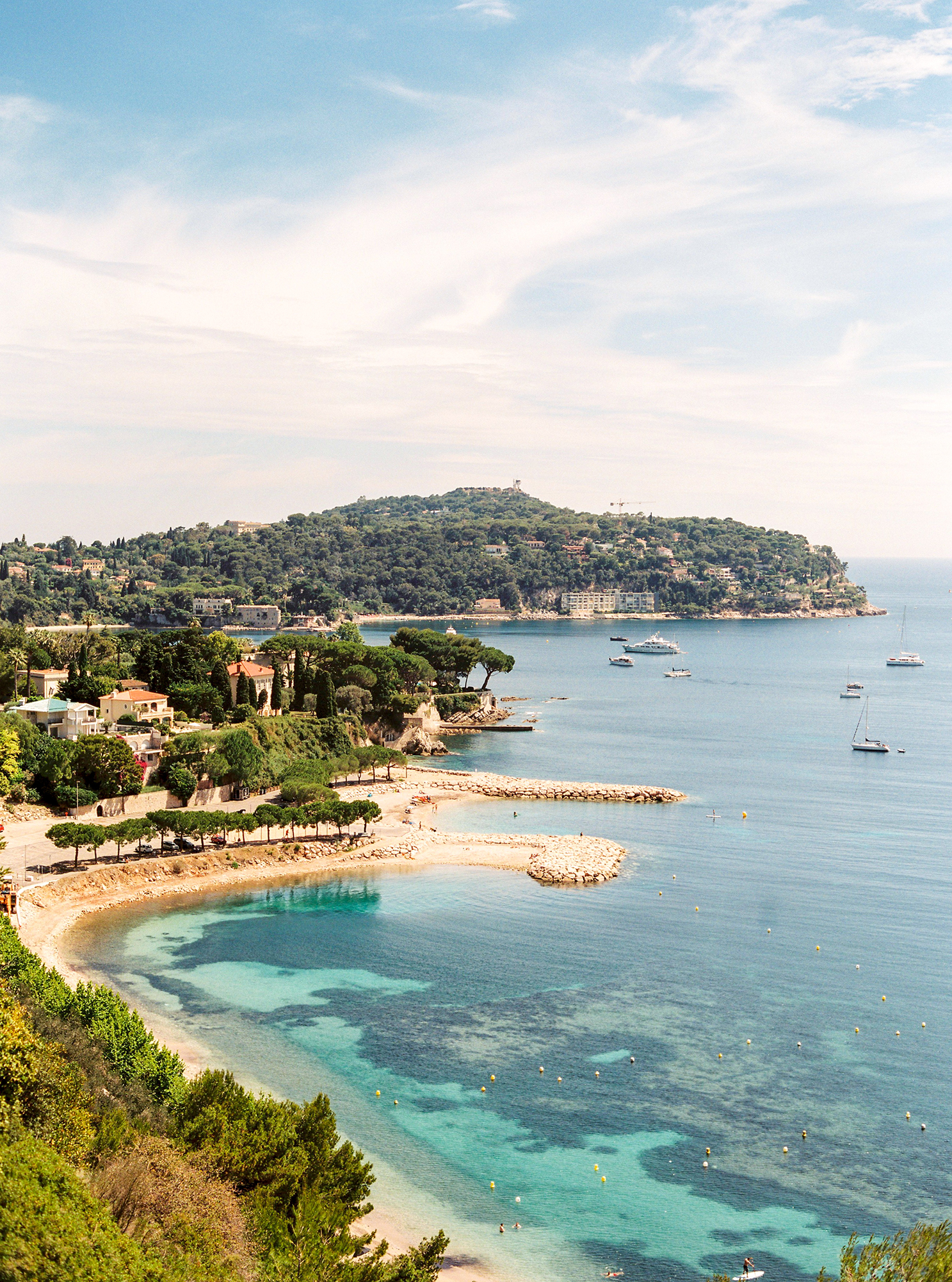 The astounding Côte D’Azur coastline