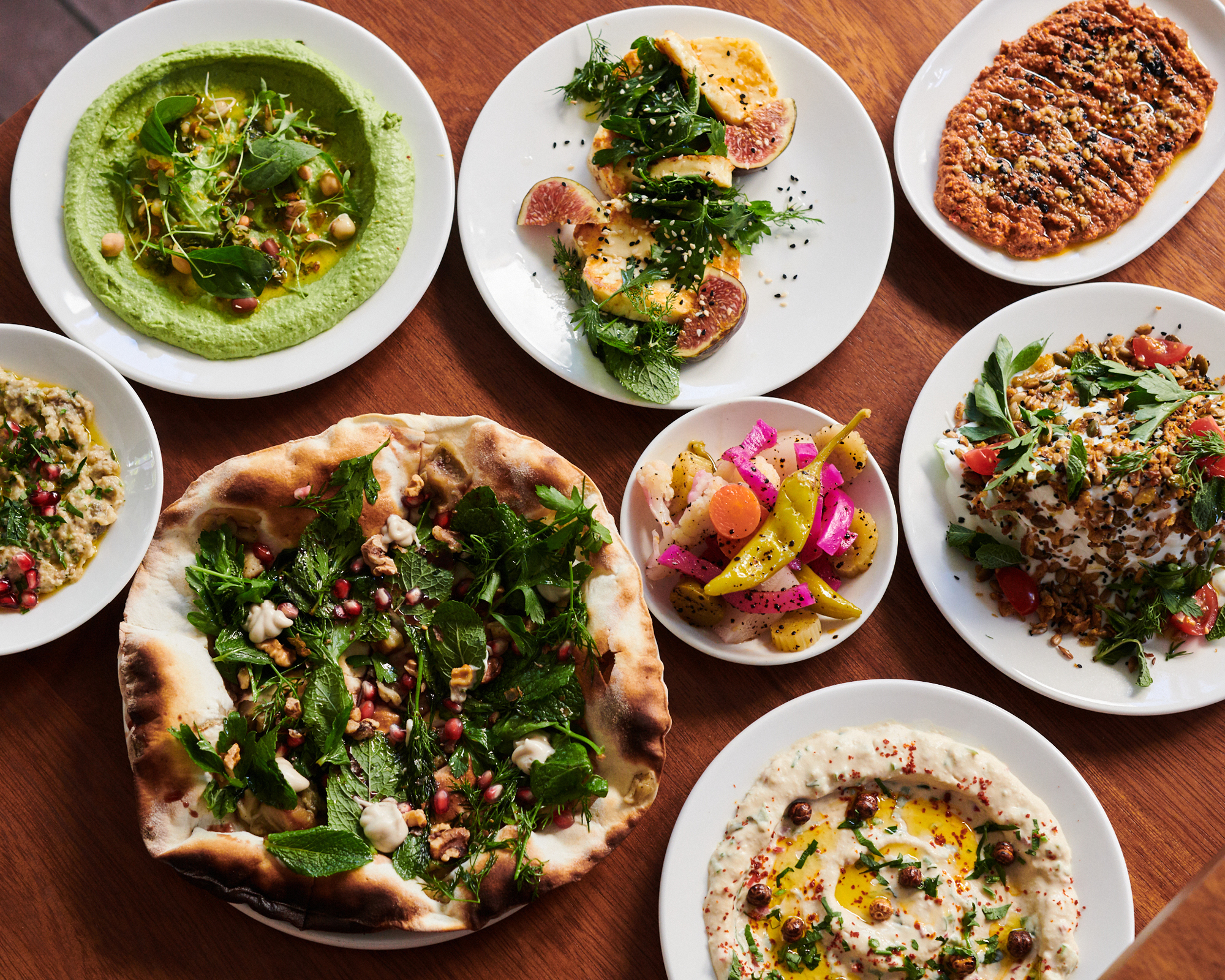 A selection of Levantine delights at Arabica KX