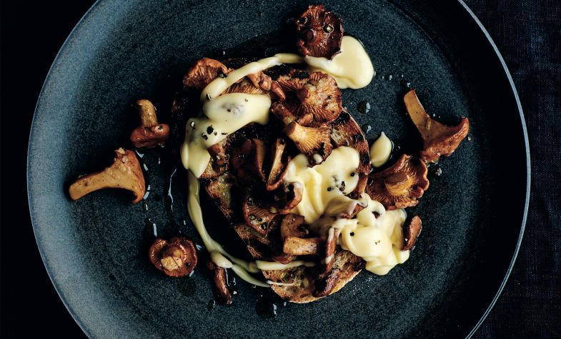 Girolles feature in the new vegan recipe book from Mildreds