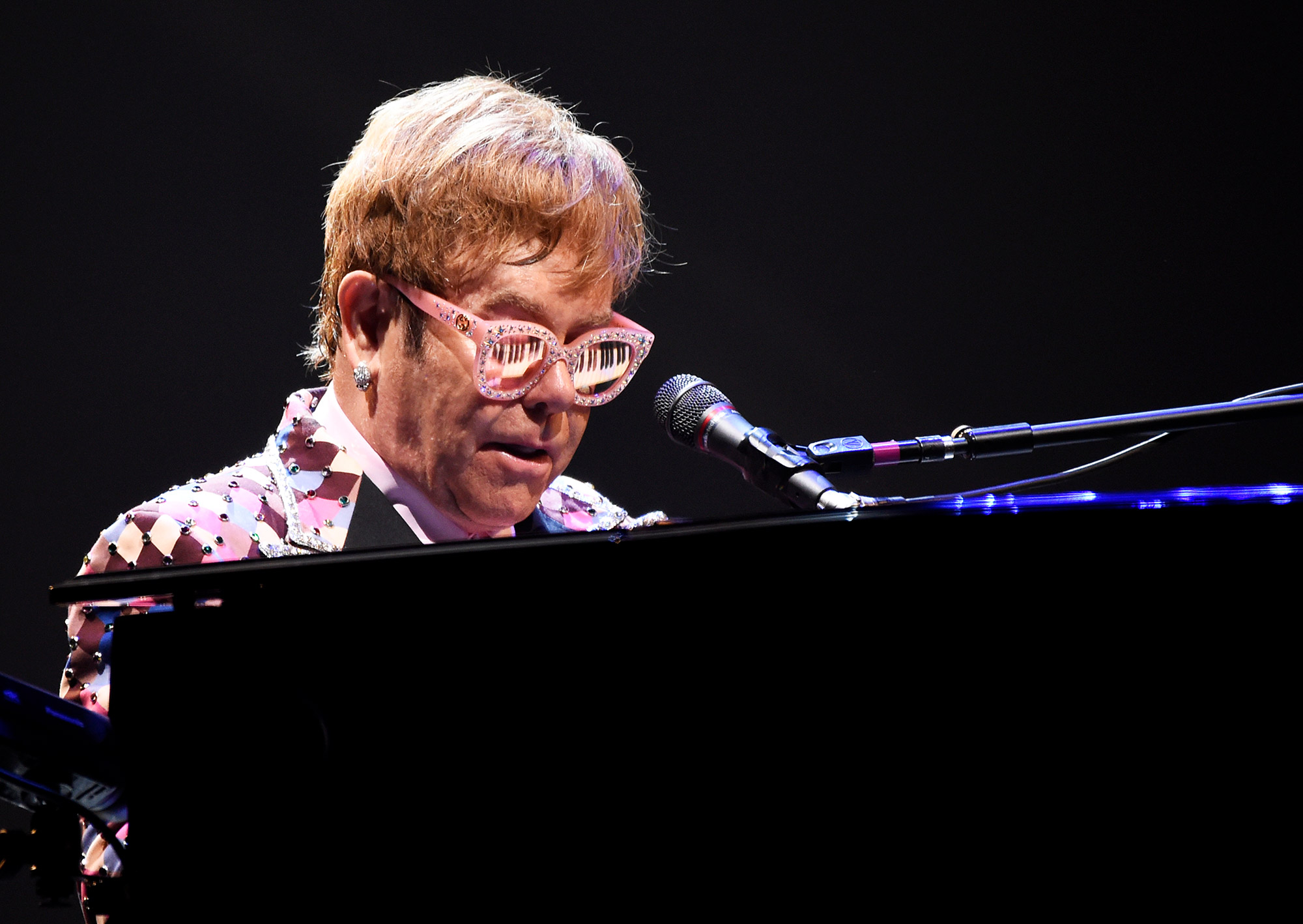Elton John wears Gucci