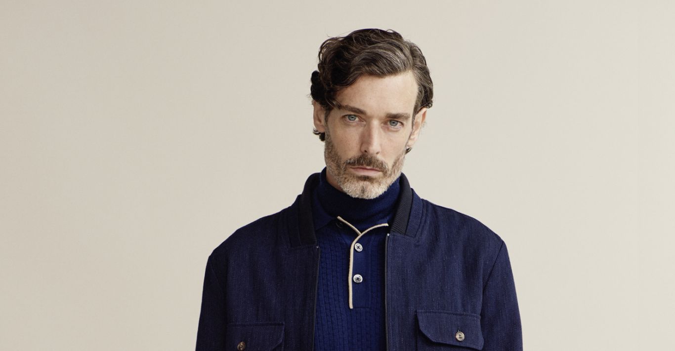 King & Tuckfield has collaborated with model Richard Biedul