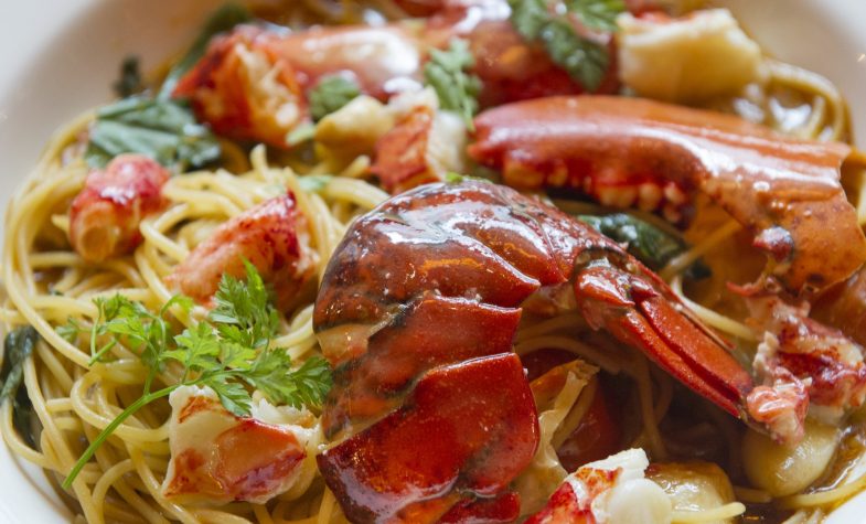 Lobster spaghetti at Balthazr