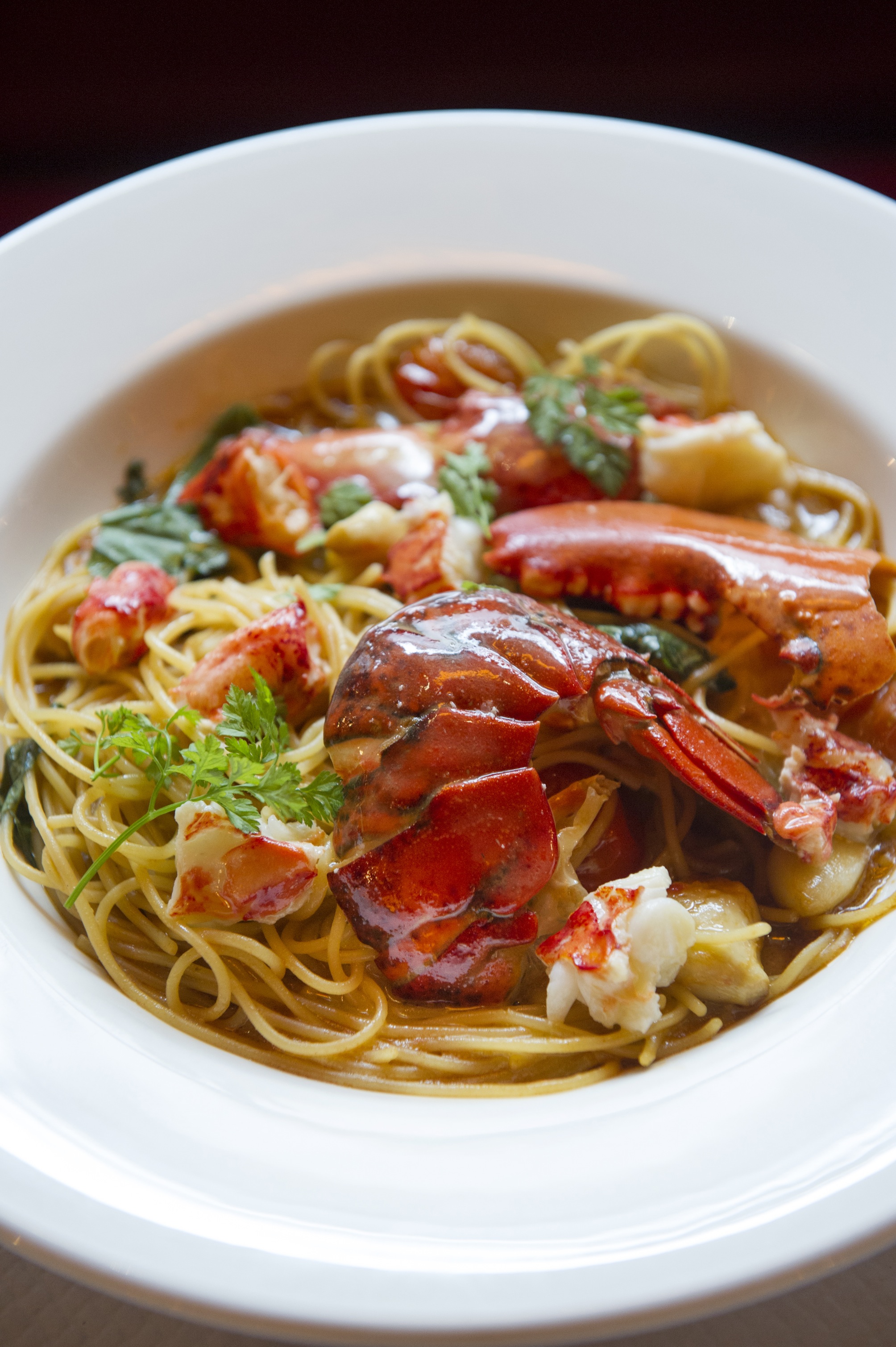 Lobster spaghetti at Balthazr