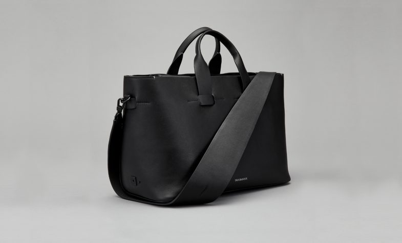 Troubadour women's collection Zola shoulder bag in black, £535