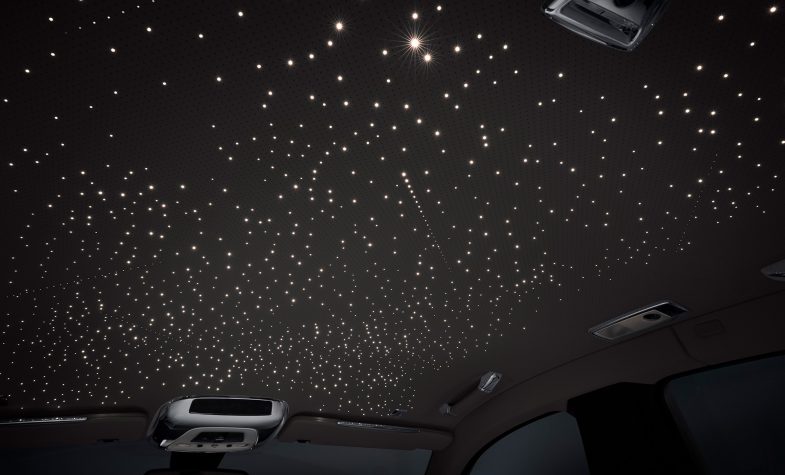 Starlight ceiling of the Rolls-Royce Zenith