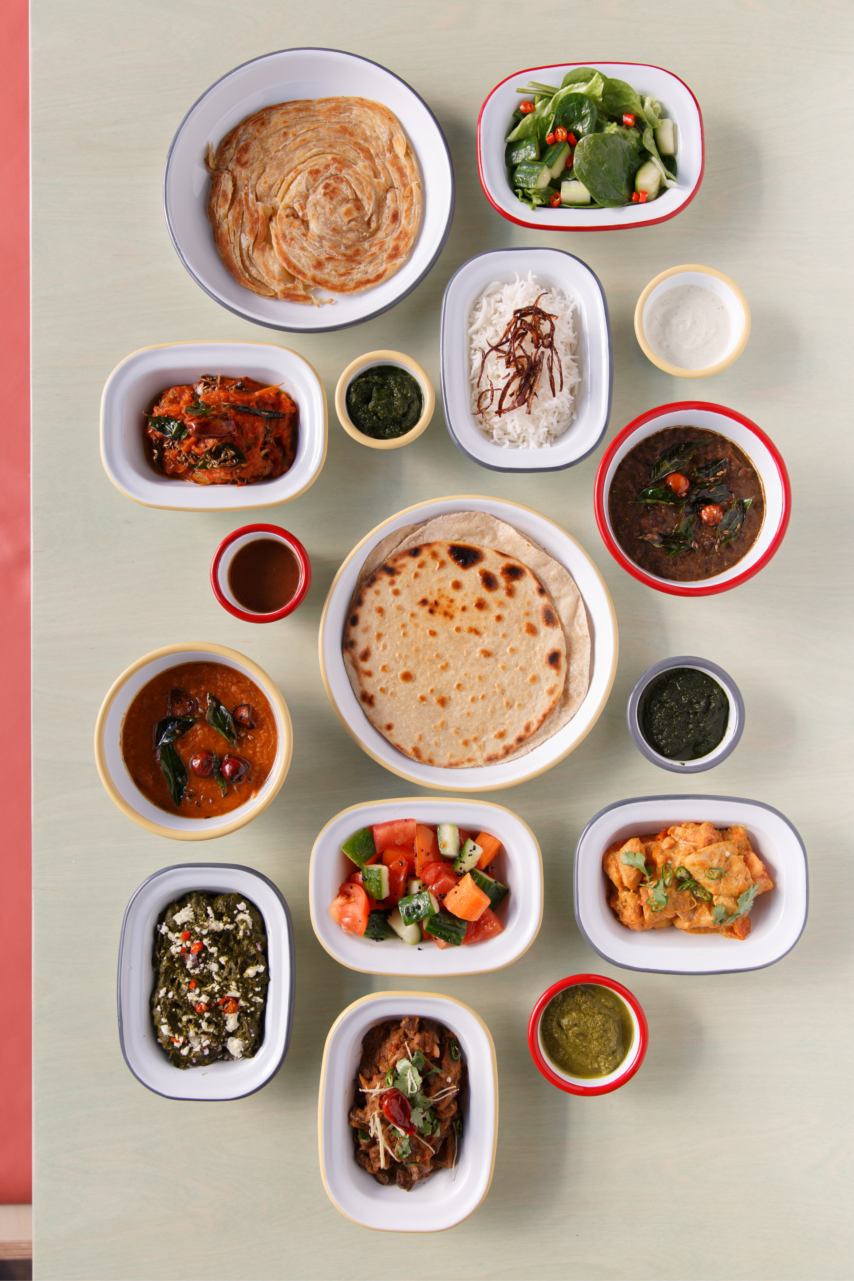 A selection of dishes at Shola Karachi Kitchen