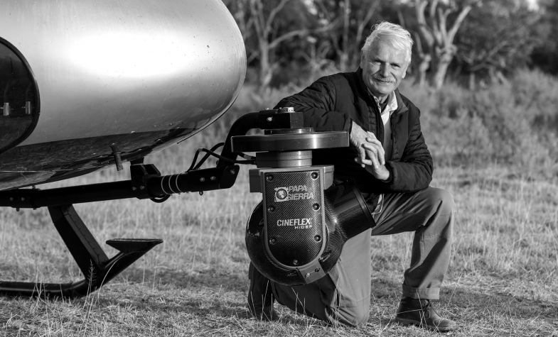Photojournalist Yann Arthus-Bertrand, founder of the Good Planet Foundation, which has partnered with Omega