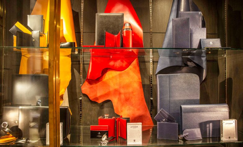 Ettinger Accessories Room at Gieves & Hawkes' flagship store at No.1 Savile Row