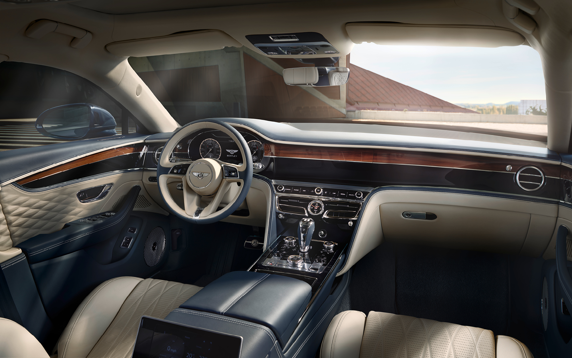 The Bently Flying Spur has all the hallmarks of the luxury marques's sumptuous finishes while harnessing innovative technology and unrivalled power