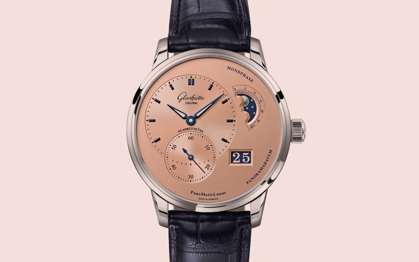 Think pink: salmon-coloured watch dials - Brummell