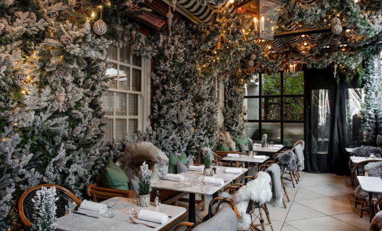 Dalloway Terrace went through an immersive transformation to create an authentic Swiss gastronomic experience