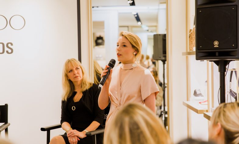 Jemima Wilson, style editor of Brummell sharing her view during the panel discussion