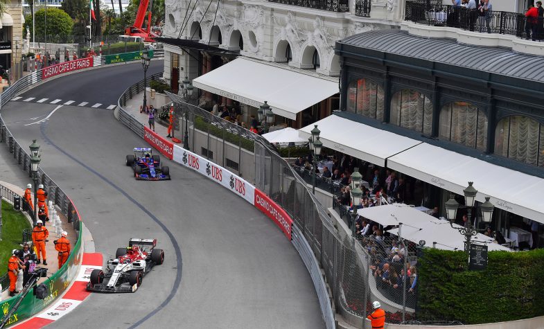 2019 Formula One World Championship happening adjacent to the Hôtel de Paris