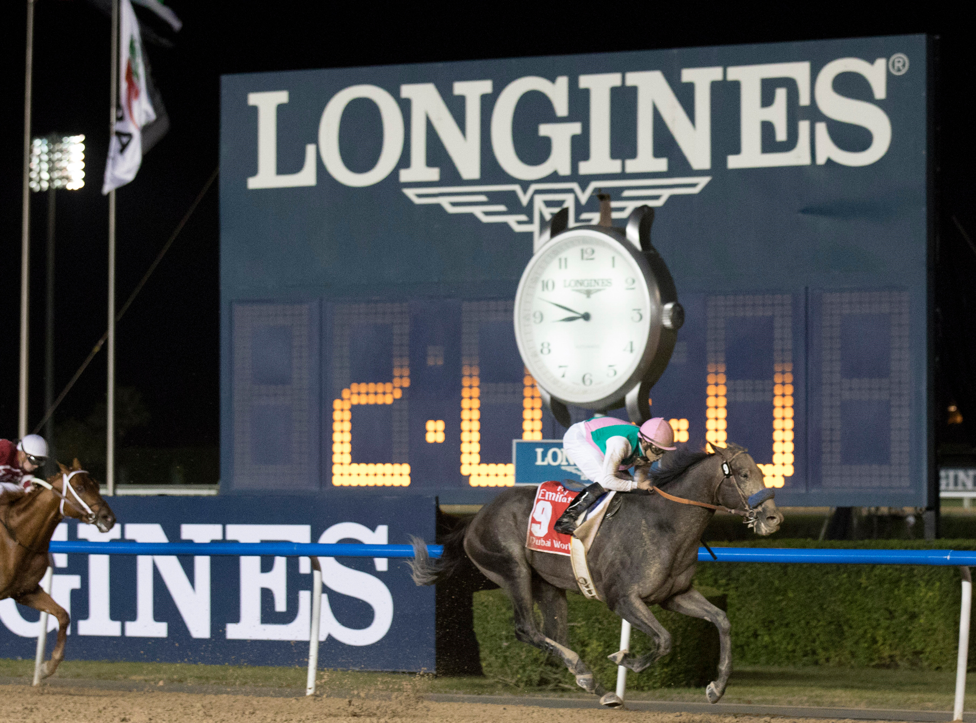 Longines have a long history of involvement in horse racing and training