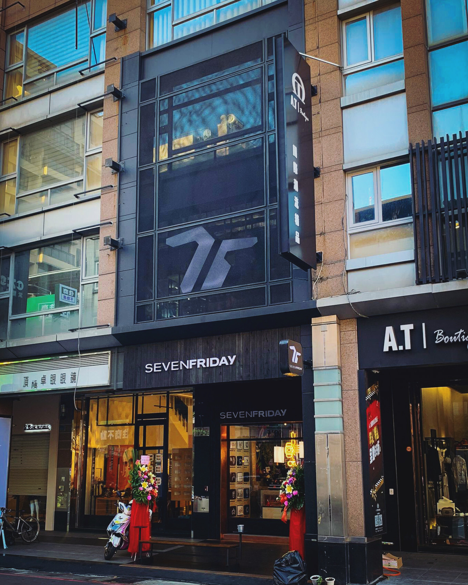 SevenFriday's space in Taiwan