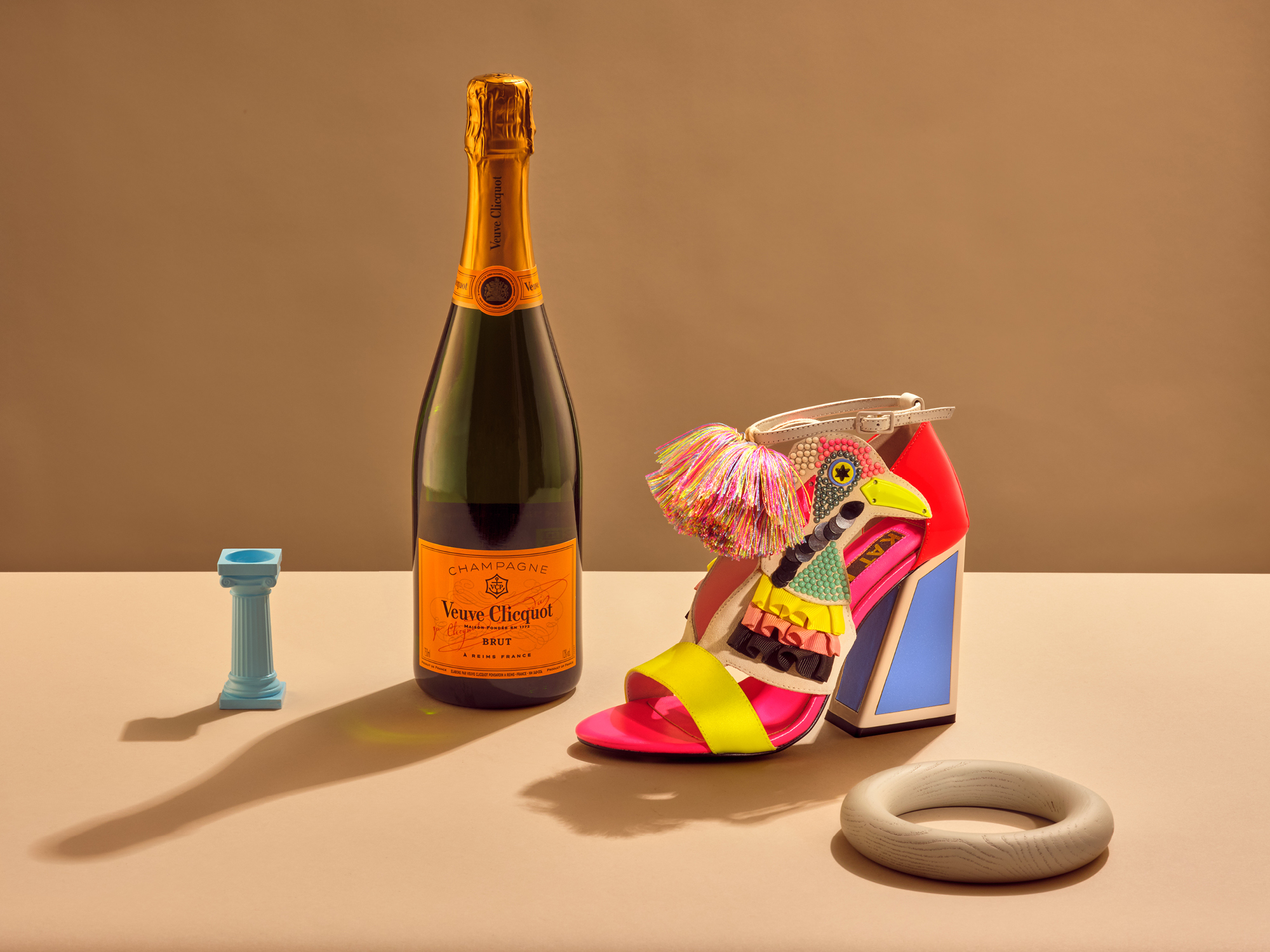 Kat Maconie and Veuve Cliquot have collaborated on a champagne terrace