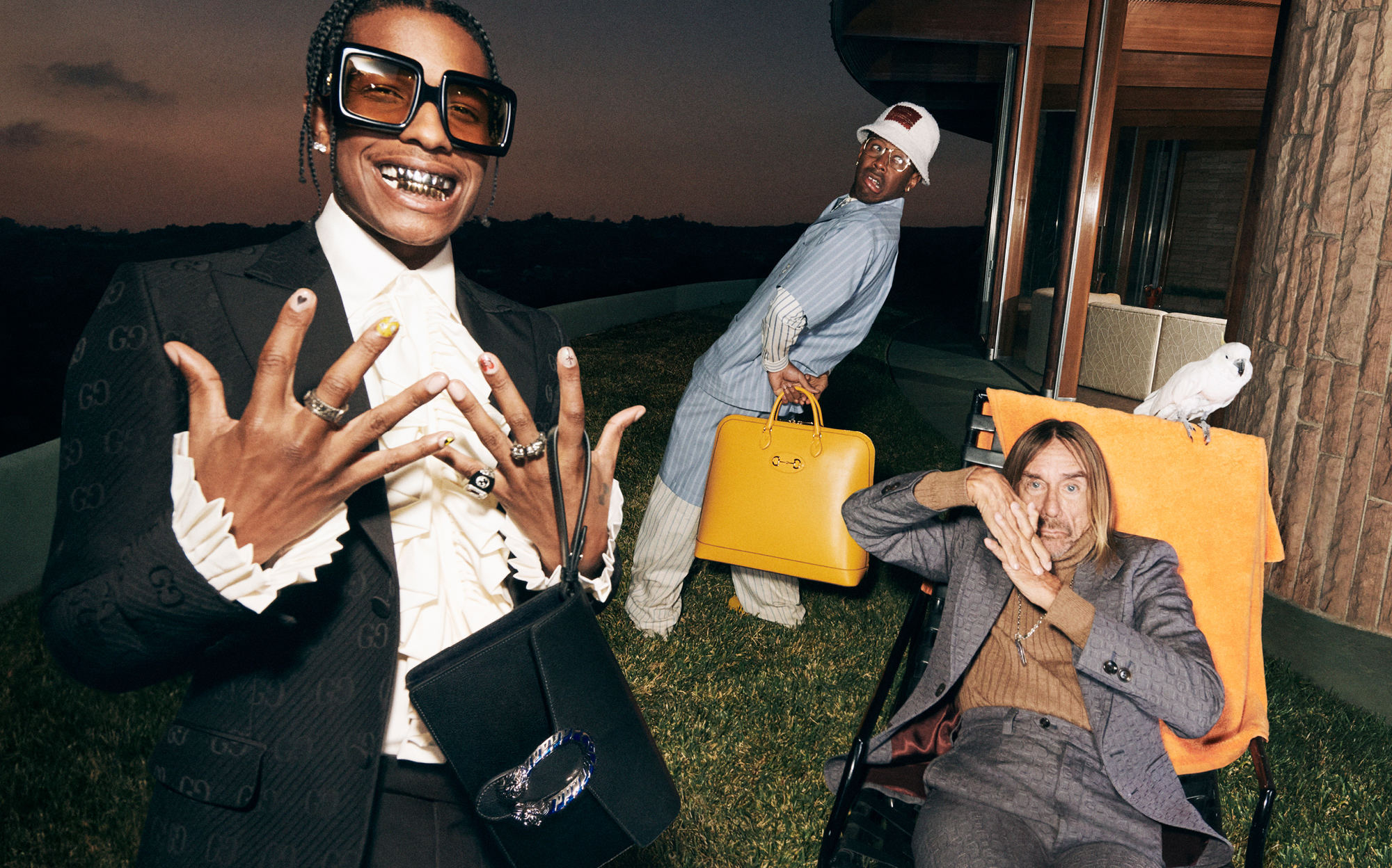 A$AP Rocky, Tyler the Creator and Iggy Pop star in the latest Gucci menswear campaign
