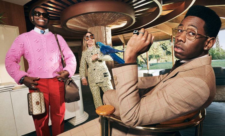A$AP Rocky, Iggy Pop and Tyler, the Creator hang out in the Hollywood films in Gucci's latest campaign for menswear tailoring