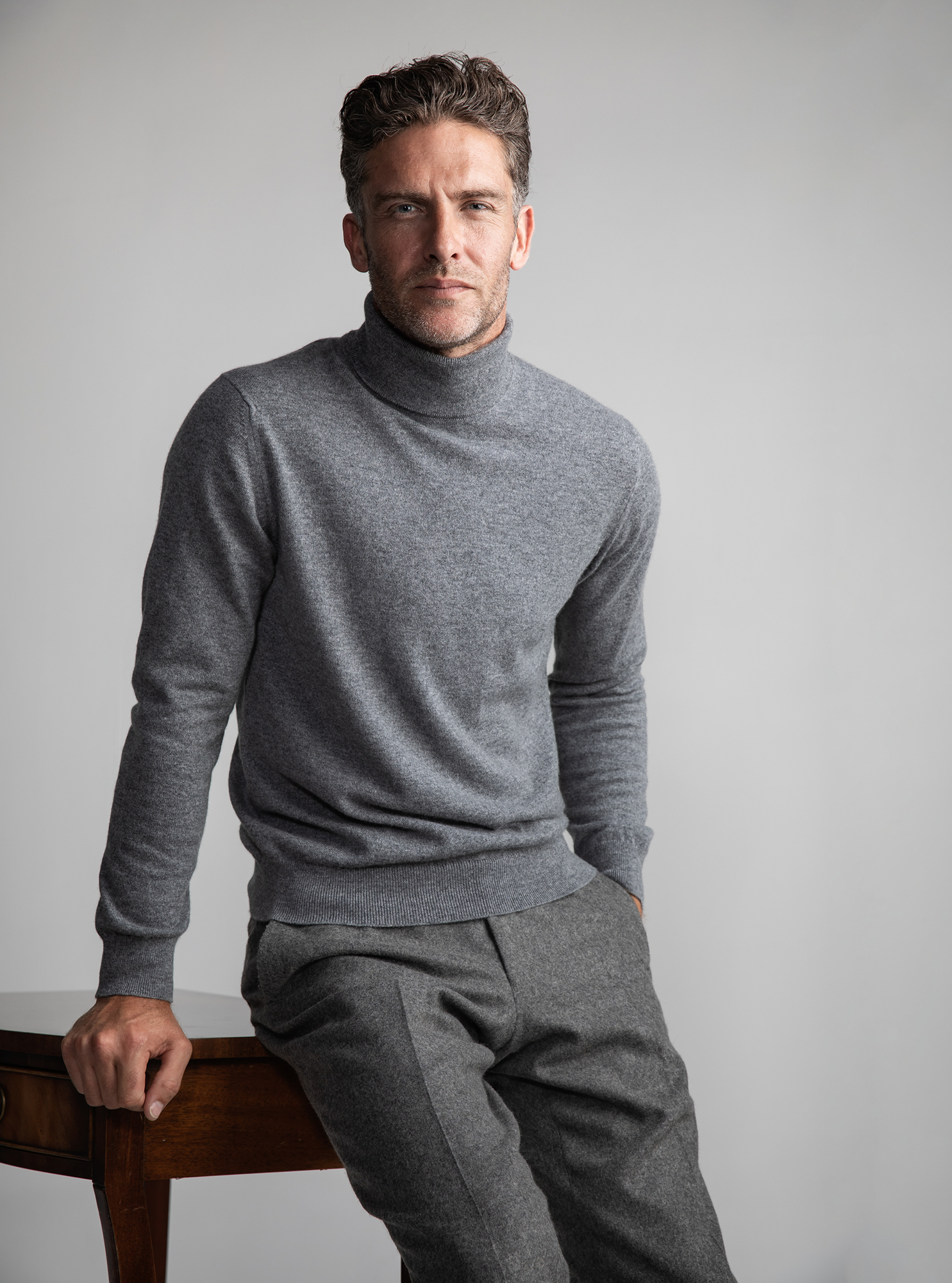 Johnstons of Elgin has refreshed the design of its modern classics, from the cashmere roll-neck to crew necks and accessories