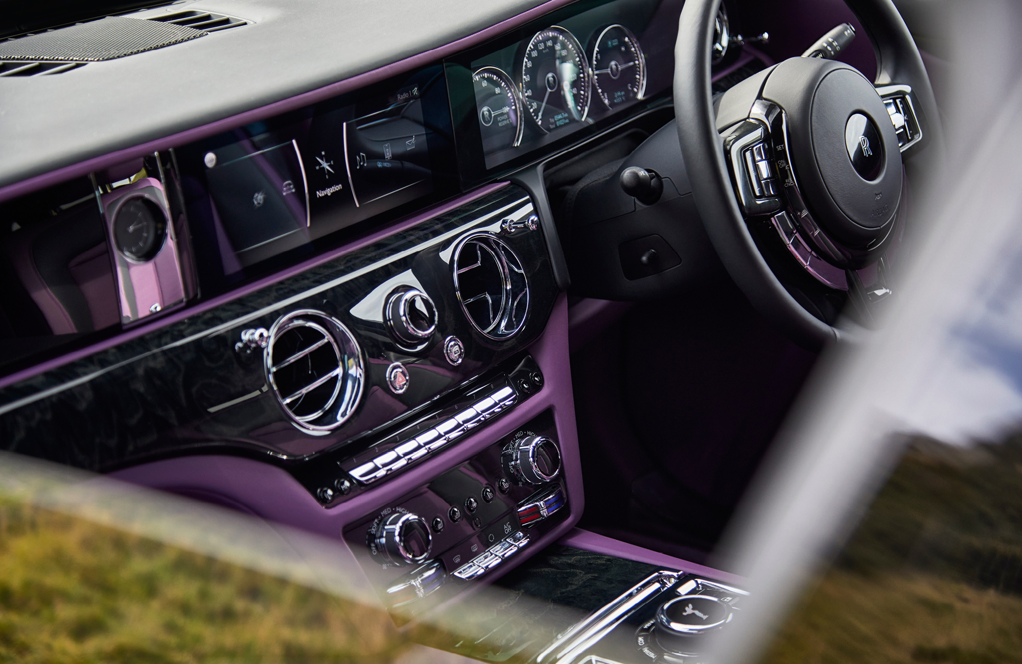 The interior of the new Rolls-Royce Ghost