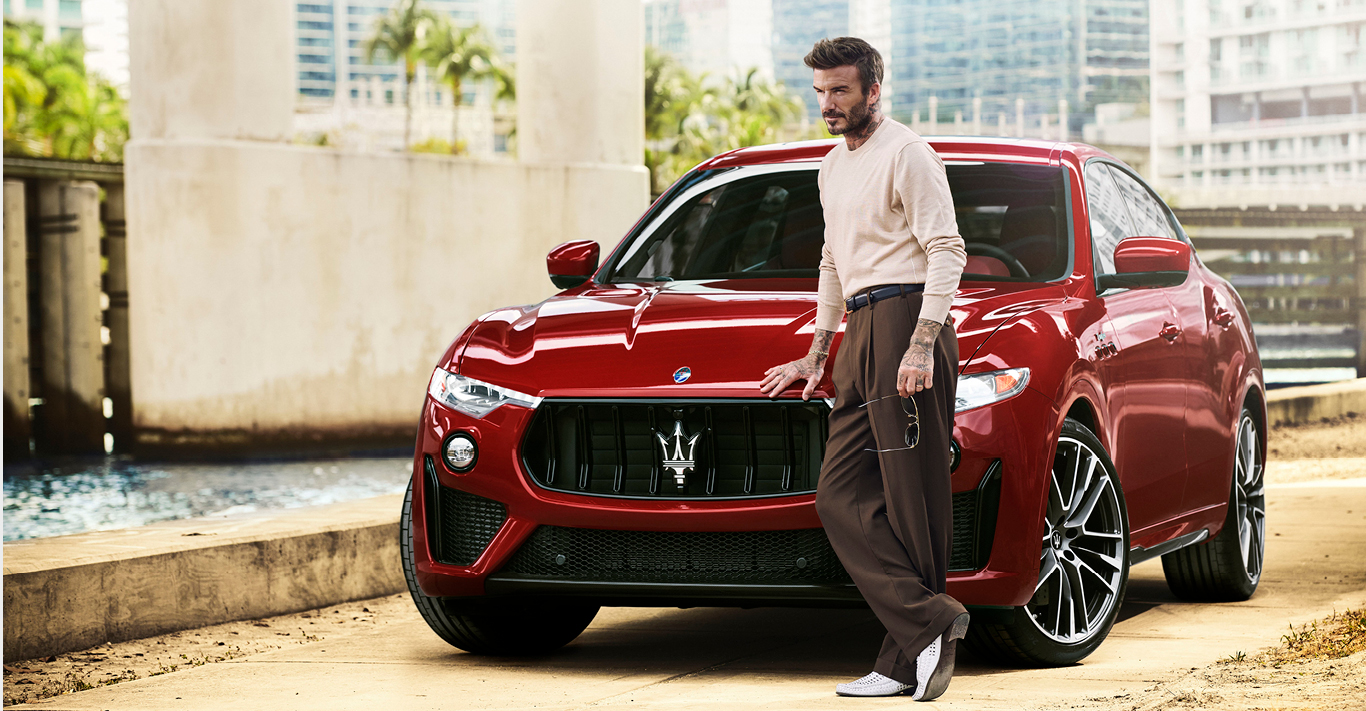 David Beckham is the new Maserati global ambassador