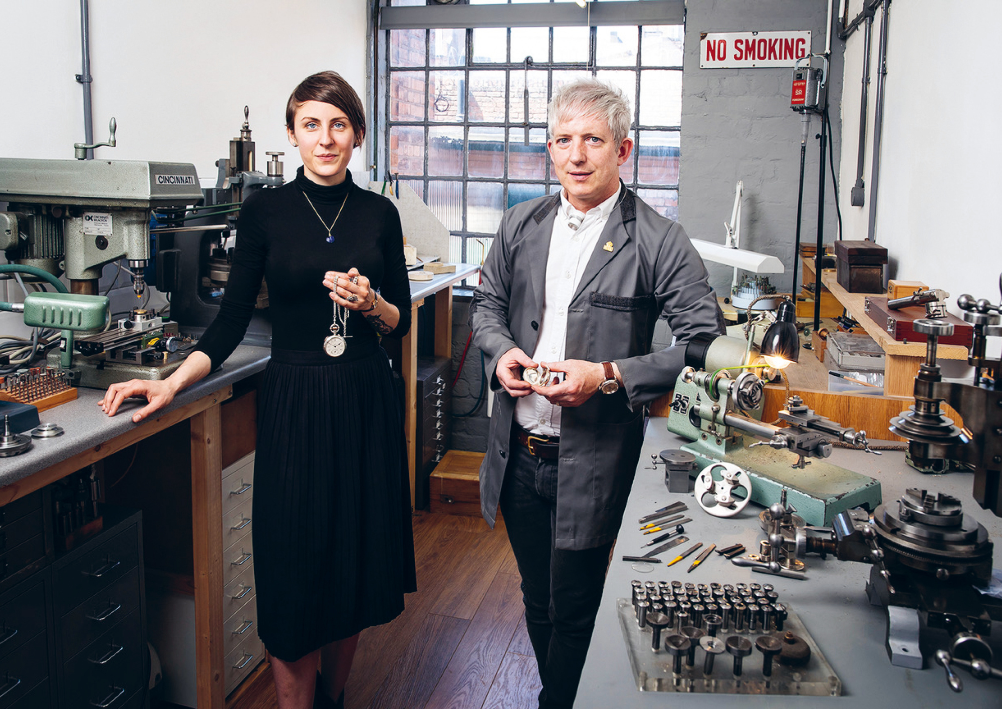 Watchmakers Craig and Rebecca Struthers