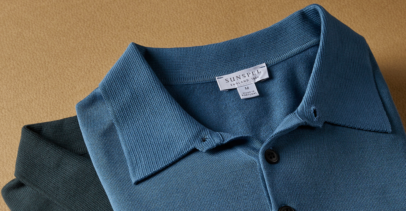 Sunspel Polo Shirts are crafted in Sea Island cotton