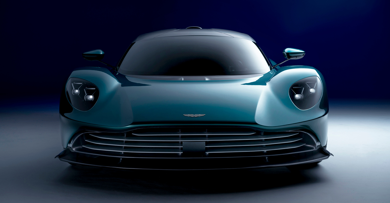 The Aston Martin Valhalla plug-in hybrid electric car
