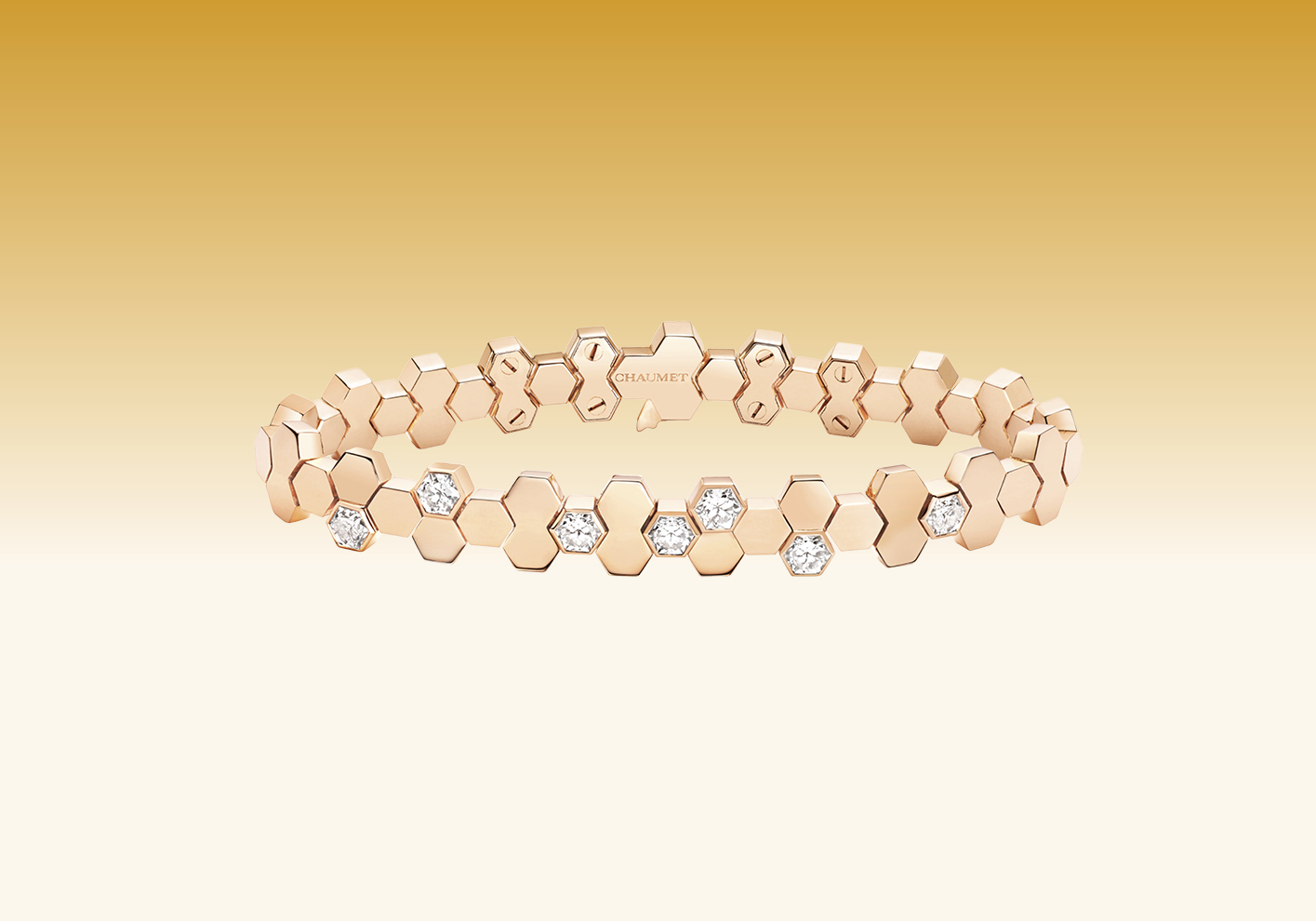 Chaumet rose gold and diamond bracelet, £26,600