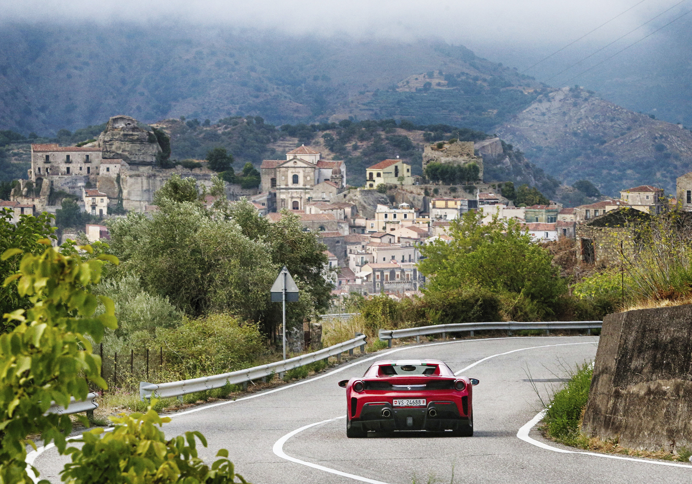 Exploring the island’s mountain views during the Cavalcade in Sicily