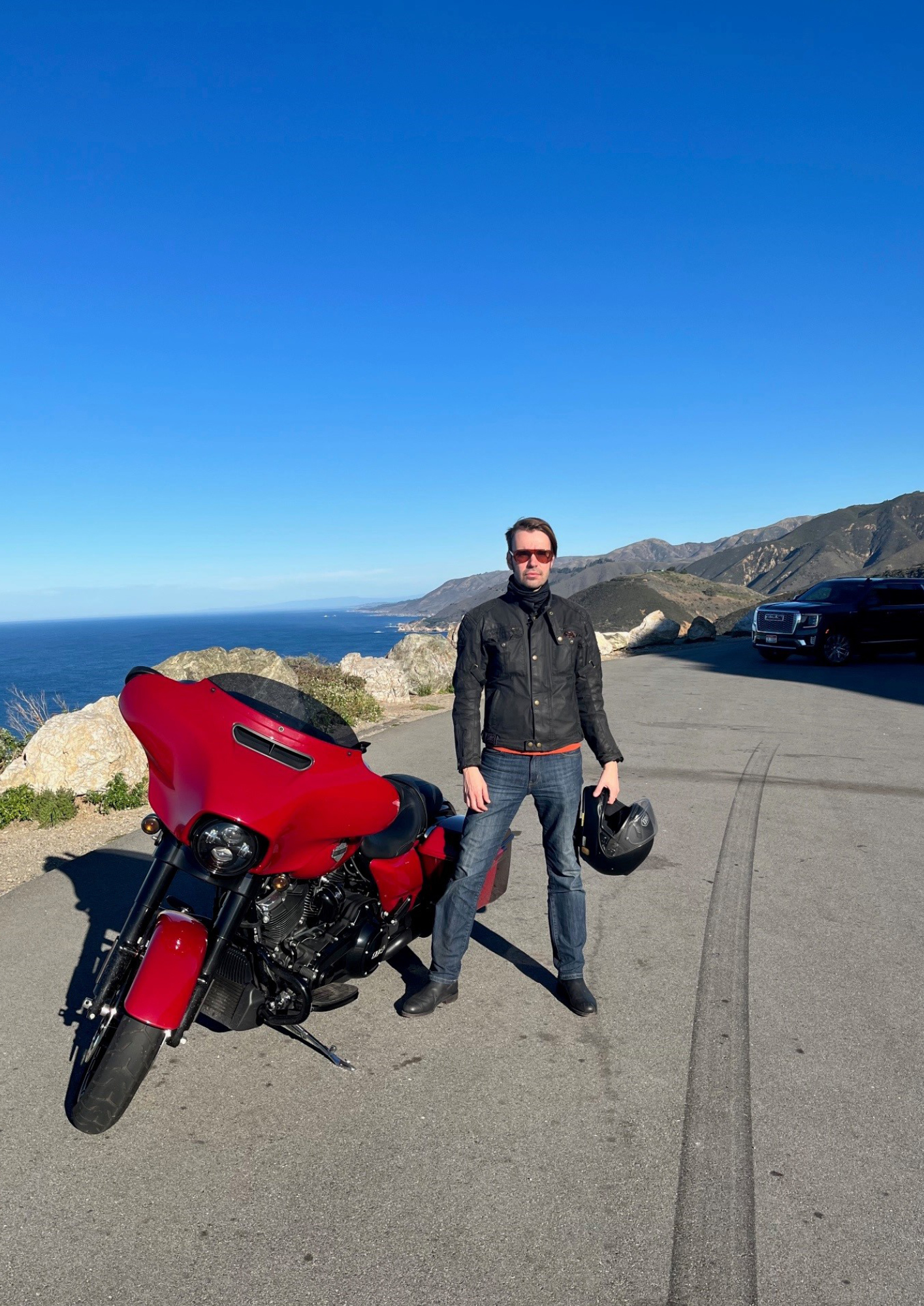 Nick Fermen explores the Pacific Coast Highway on a Harley-Davidson