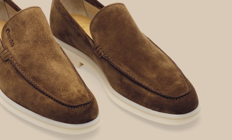 Make a style statement in comfort with the Greenfield cashmere-lined suede loafer, £690, from Church's