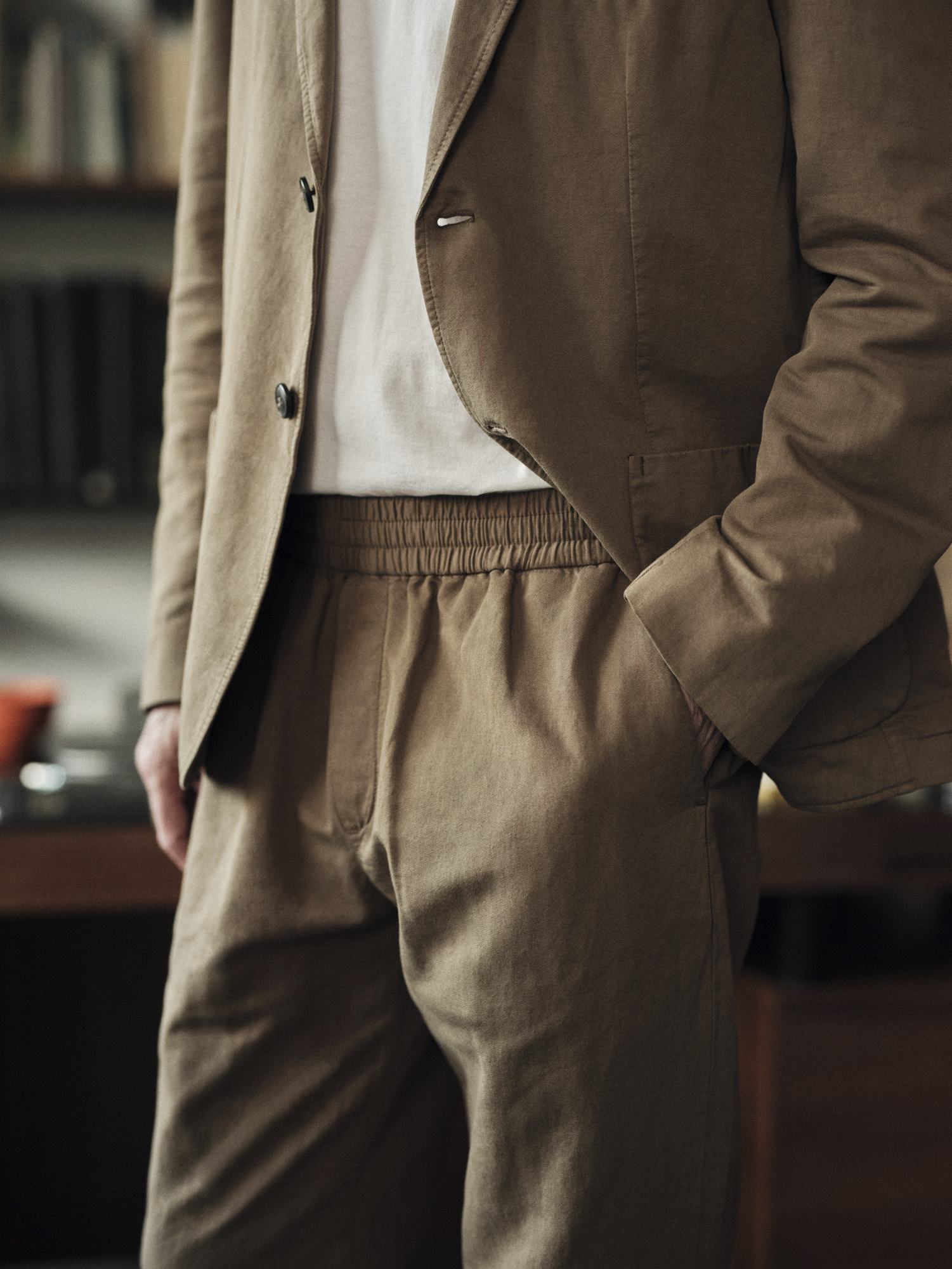 Sunspel's Casual Tailoring edit can be paired with more formal or casual items depending on the occasion