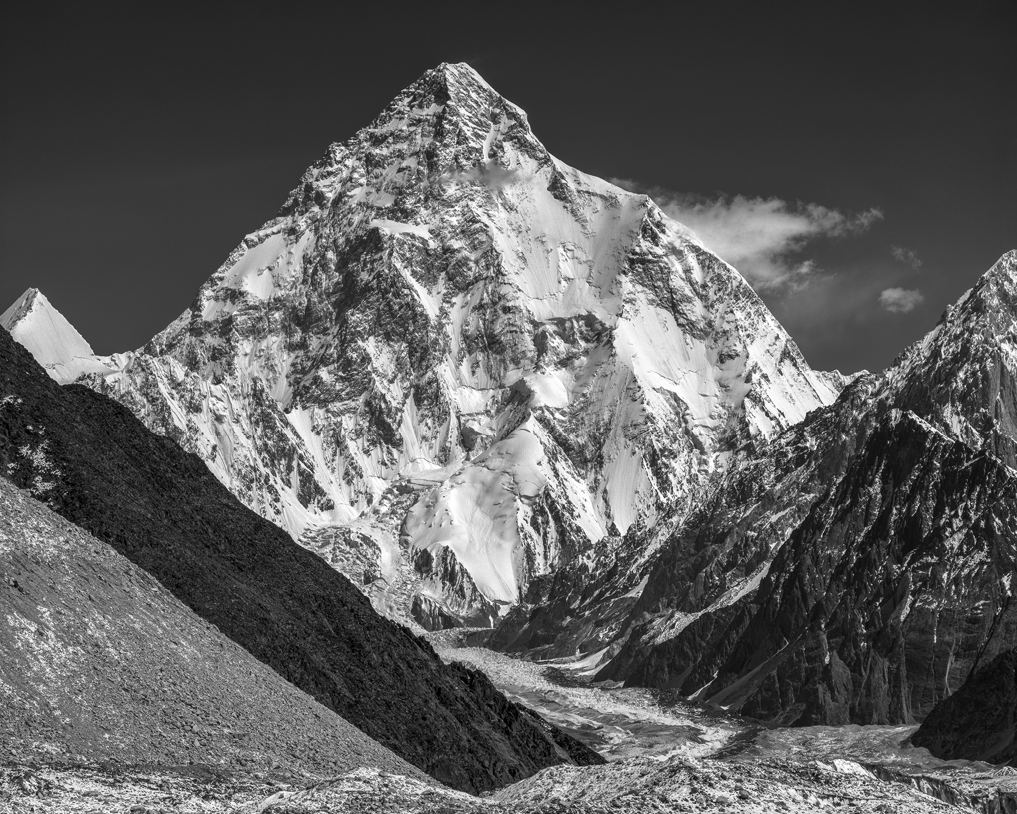 The Godwin-Austen Glacier in Pakistan’s Karakoram range
