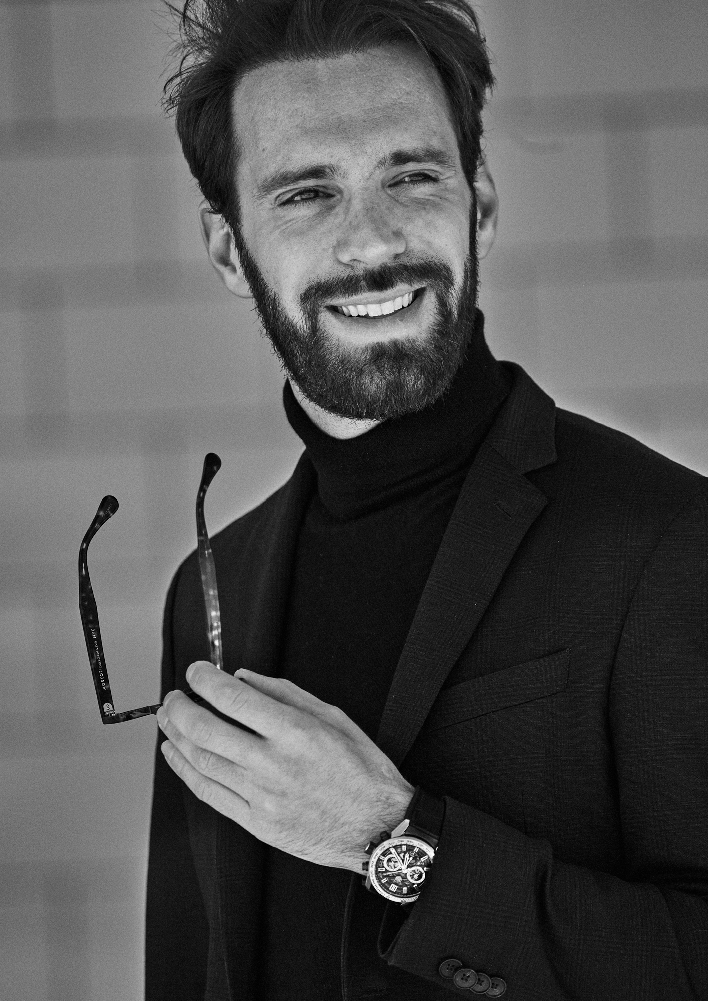Jean-Éric Vergne Formula E driver wearing TAG Heuer watch