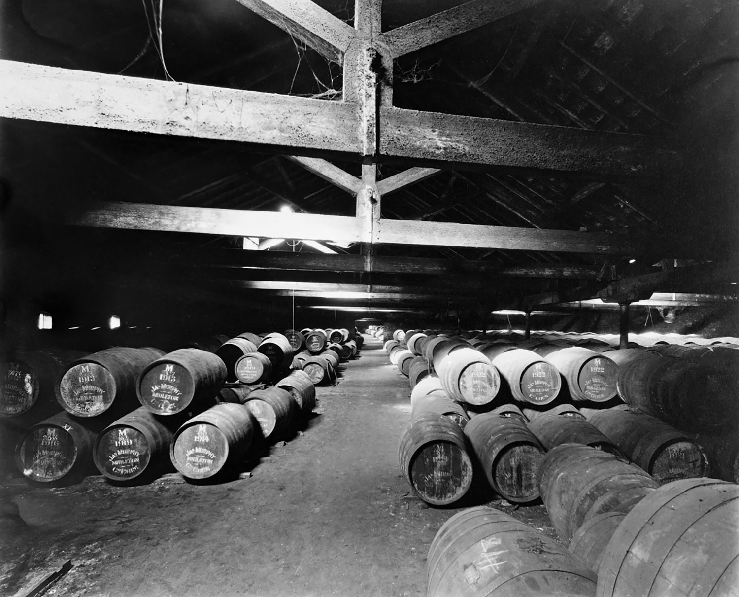 Rare casks at the Midleton distillery 