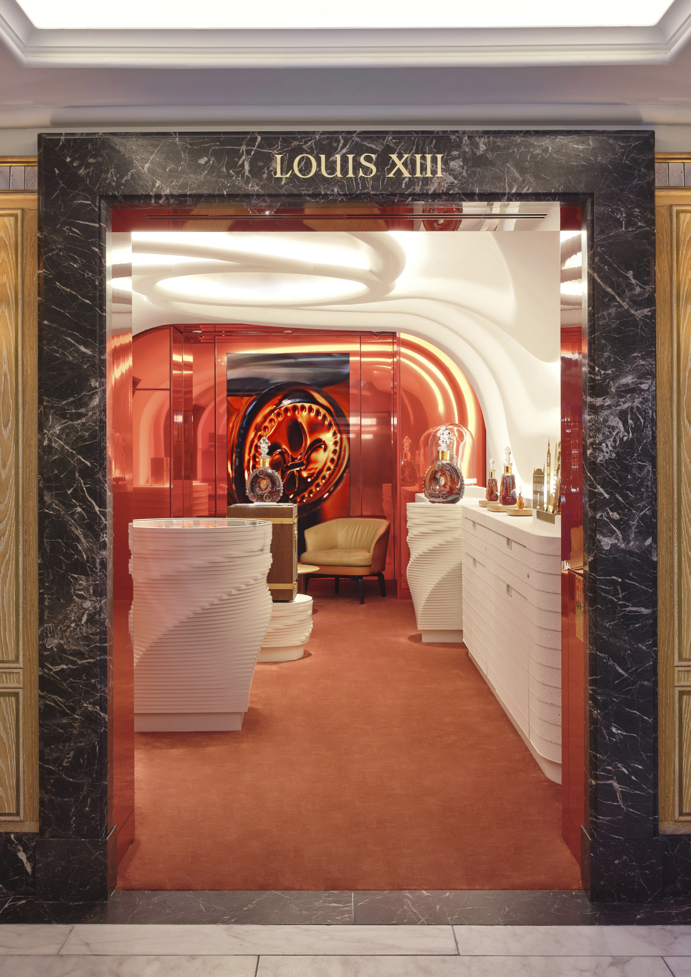 The elegant new Louis XIII boutique is now open at Harrods