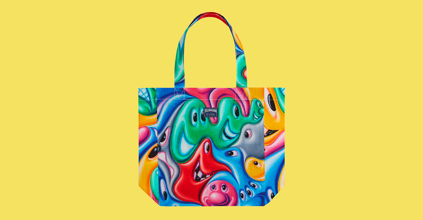 Kenny Scharf by Vilebrequin x JRP|Editions bag, £80 is part of The Artists’ Editions collection