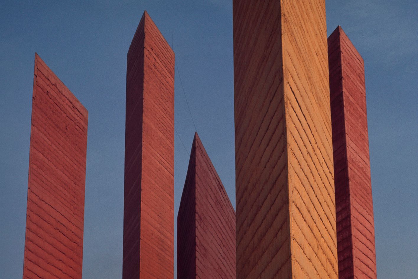 The Towers of Satellite City, Mexico City, 1969, by Rene Burri