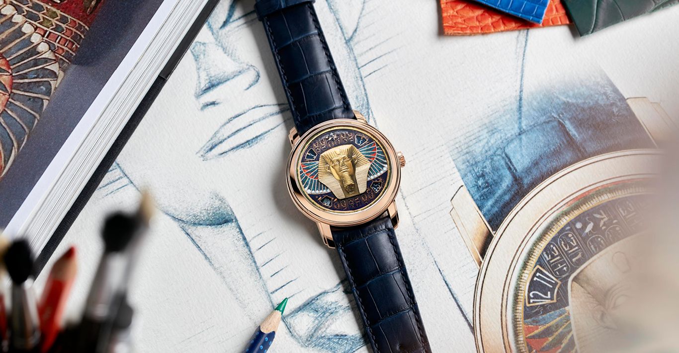 The Grand Sphinx of Tanis is recreated with Vacheron Constantin's intricate artistry