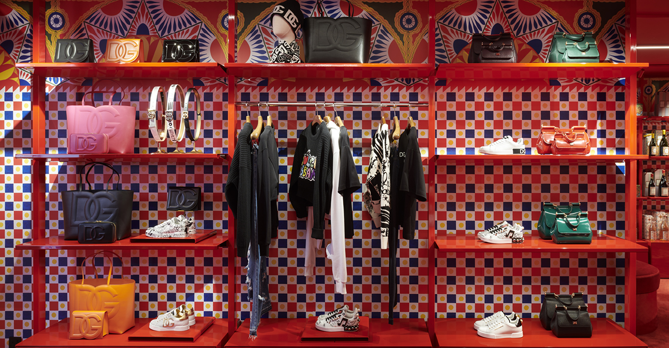 Inside the Dolce & Gabbana pop-up store at Covent Garden