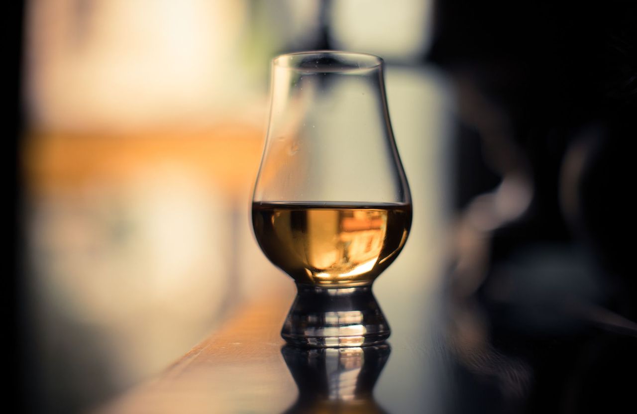 Glass of Glencairn whisky