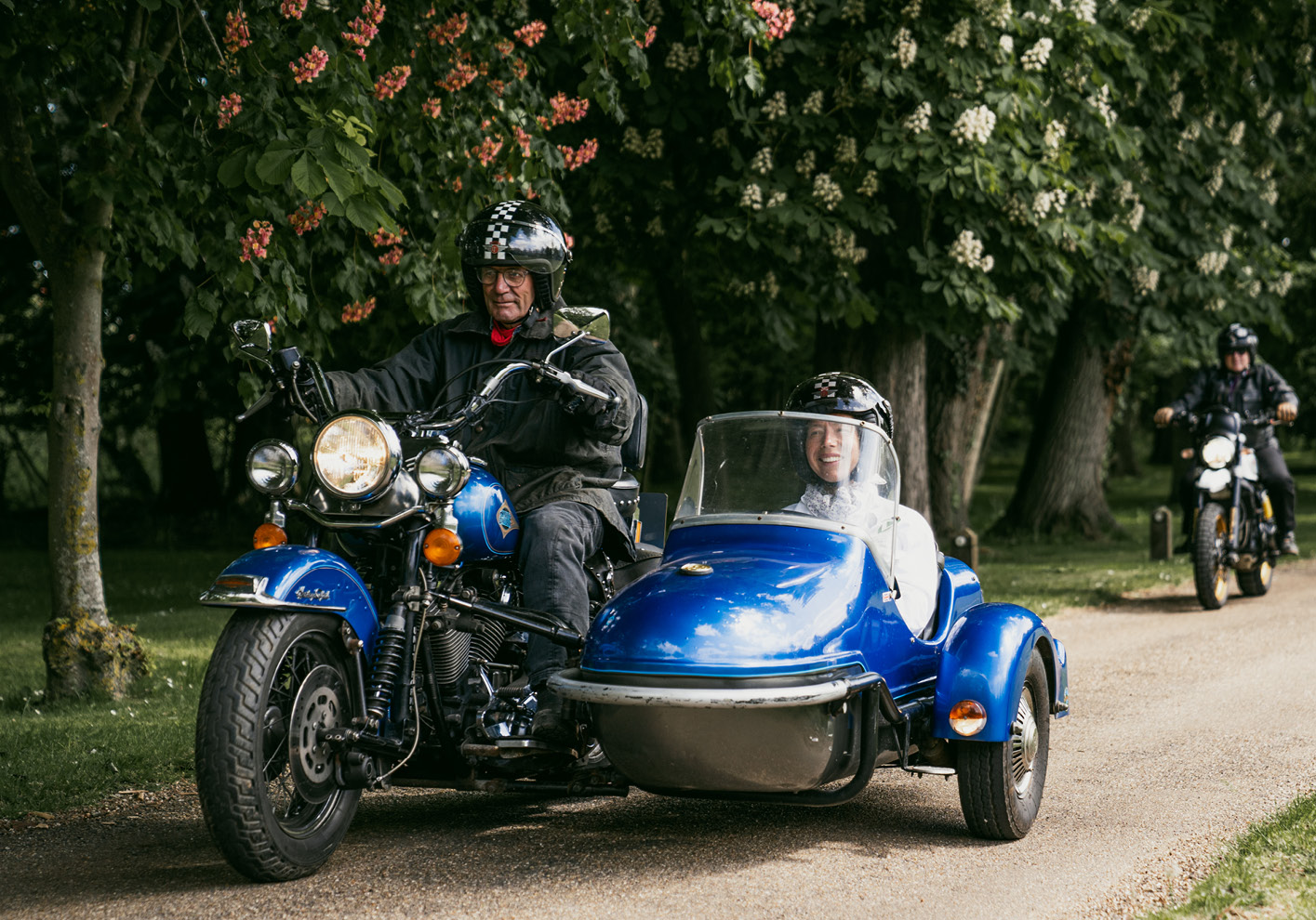 Bikers take part in the Distinguished Gentleman's Ride