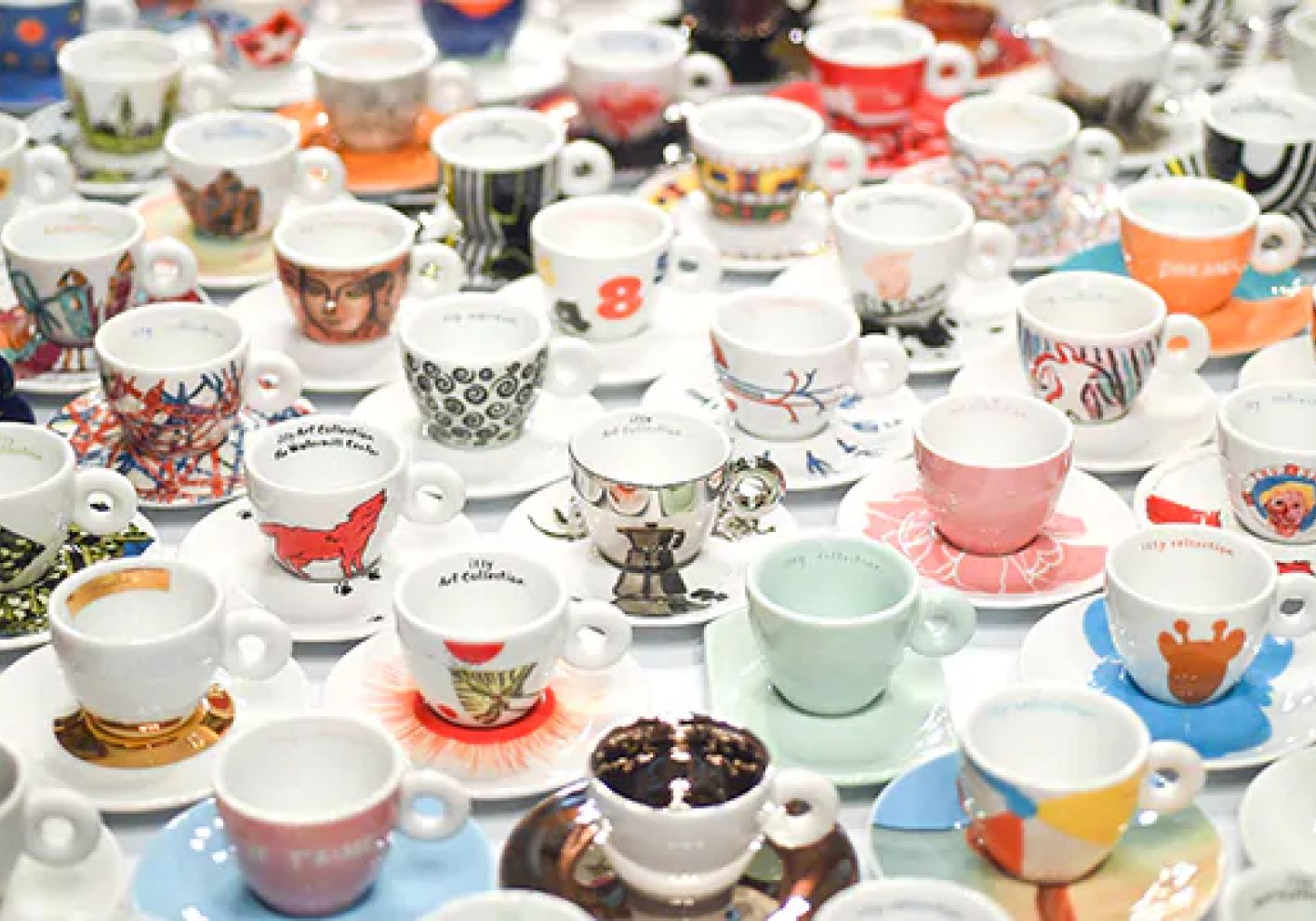 illy’s ever-expanding Art Collection of coffee cups