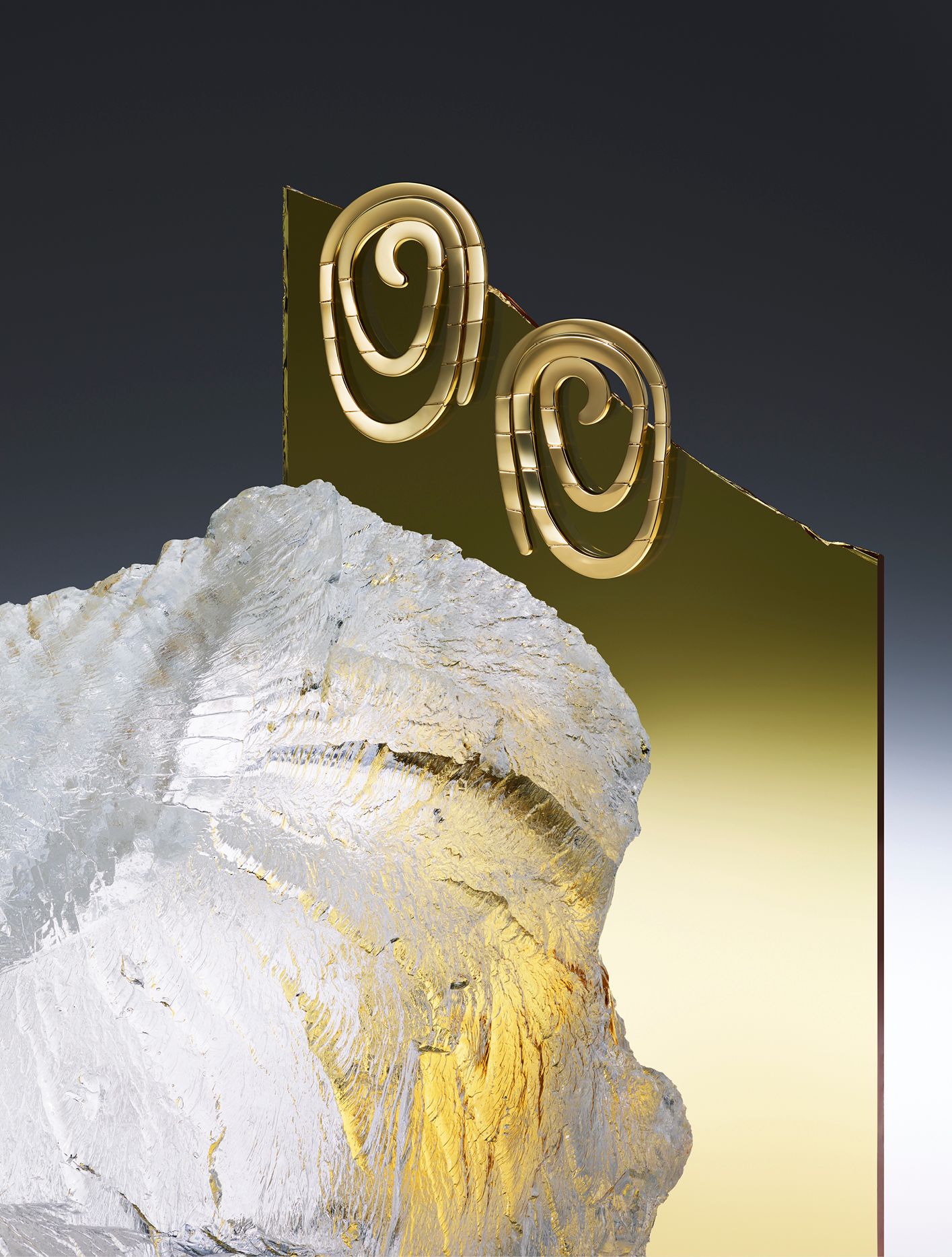 Jessica McCormack Carmela Spiral earrings in 18ct yellow gold, £7,000, jessicamccormack.com
