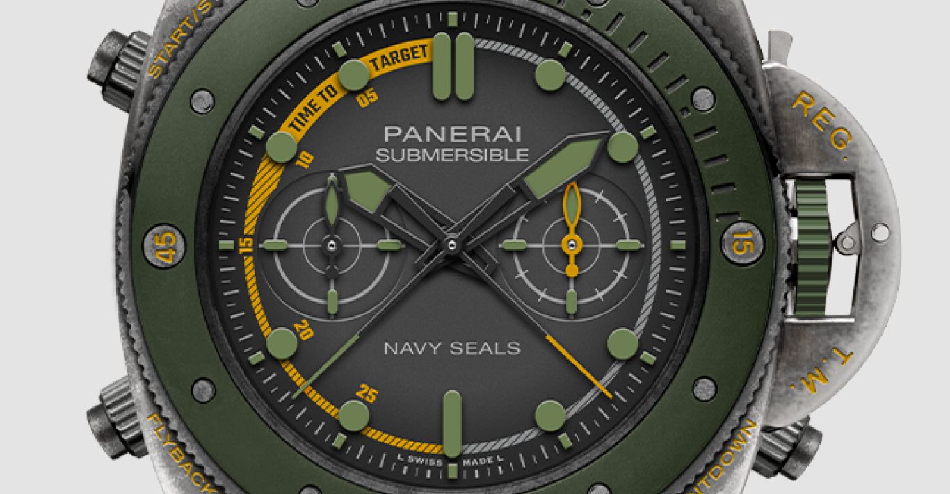 Panerai’s Navy SEALs Submersible Experience Edition, PAM01402, comes with the option to go on an exercise with Navy SEALs