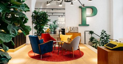 The stylish yet comfortable Ruby Paul Workspace in Vienna