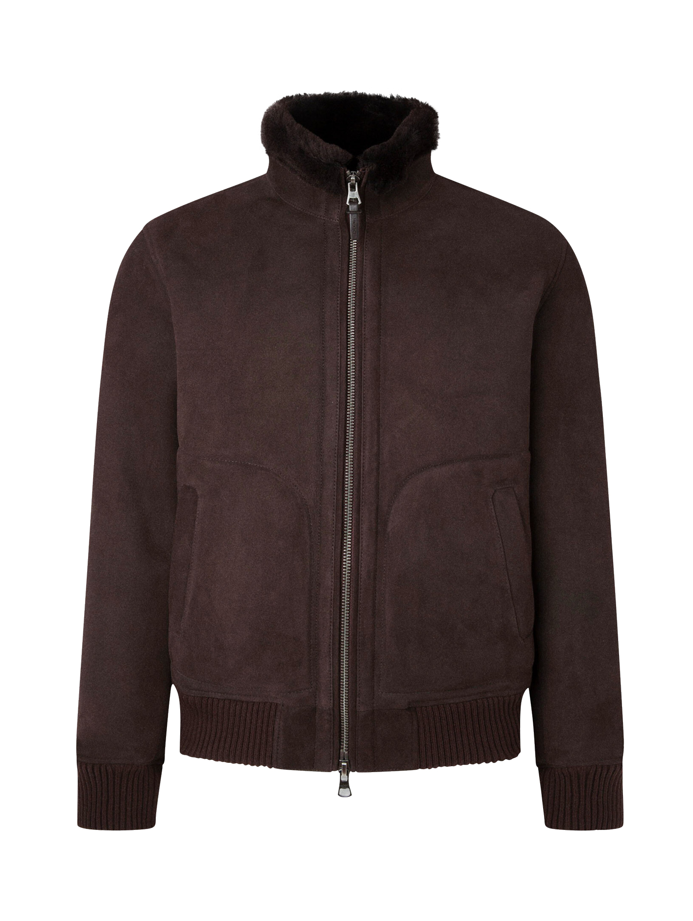 Shearling bomber jacket, £1,100