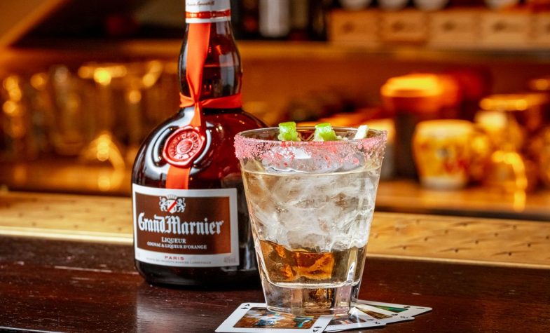 Grand Marnier is a blend of cognac with a bitter orange essence that boasts a dynamic flavour profile featuring spice, nuttiness and varied fruit notes