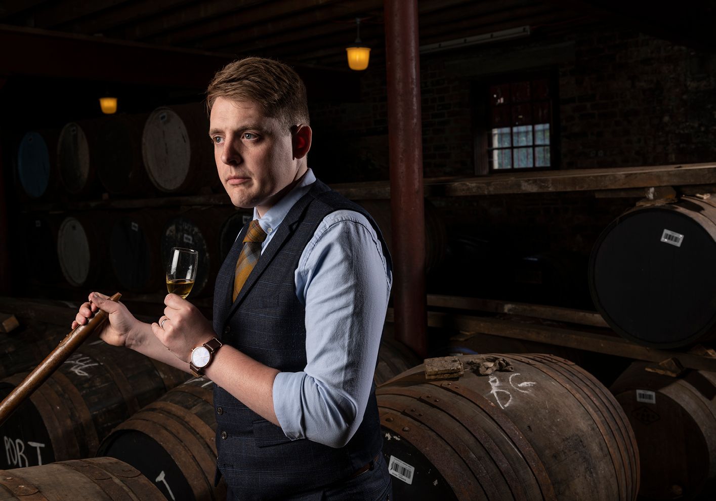 Scott Adamson, blender and global brand ambassador at the Tomatin Distillery